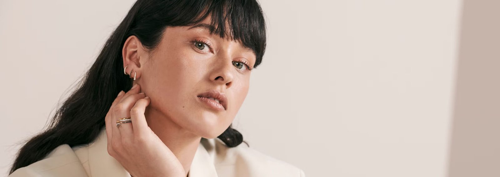 Colección de joyería elegante en oferta de verano